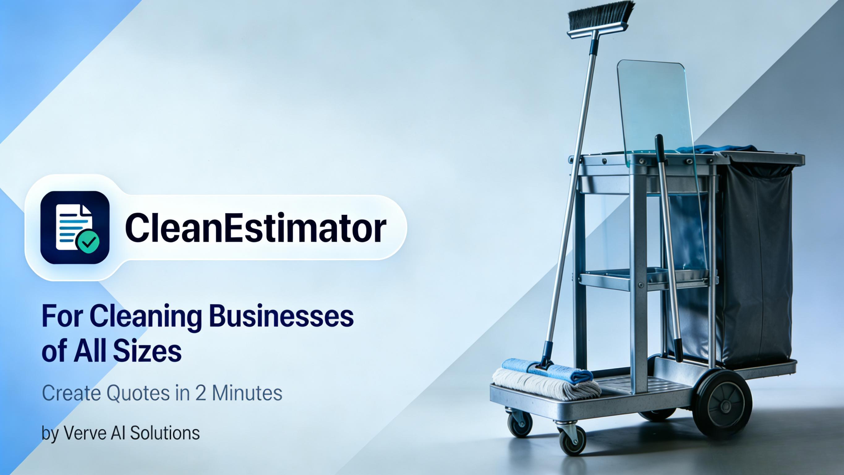 Cleaning Estimate Software for Cleaners